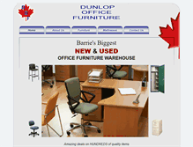 Tablet Screenshot of dunlopoffice.com